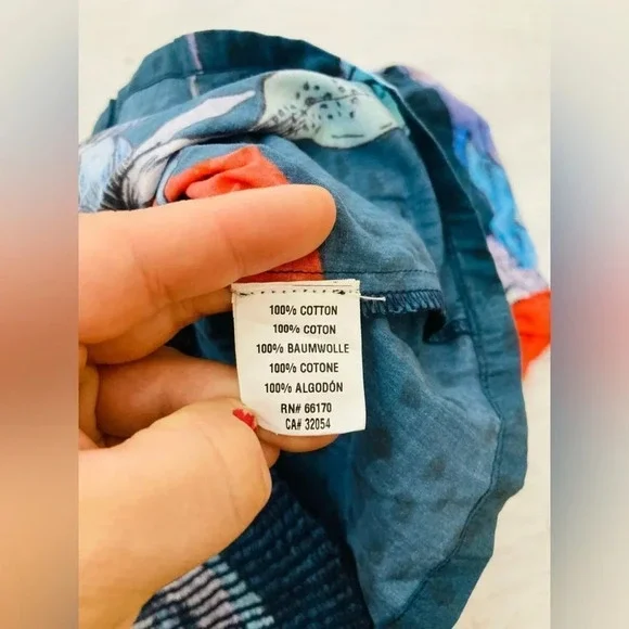 Anthropologie Conditions Apply Floral Puff-Sleeved Blouse Size Small NWOT - Picture 10 of 12